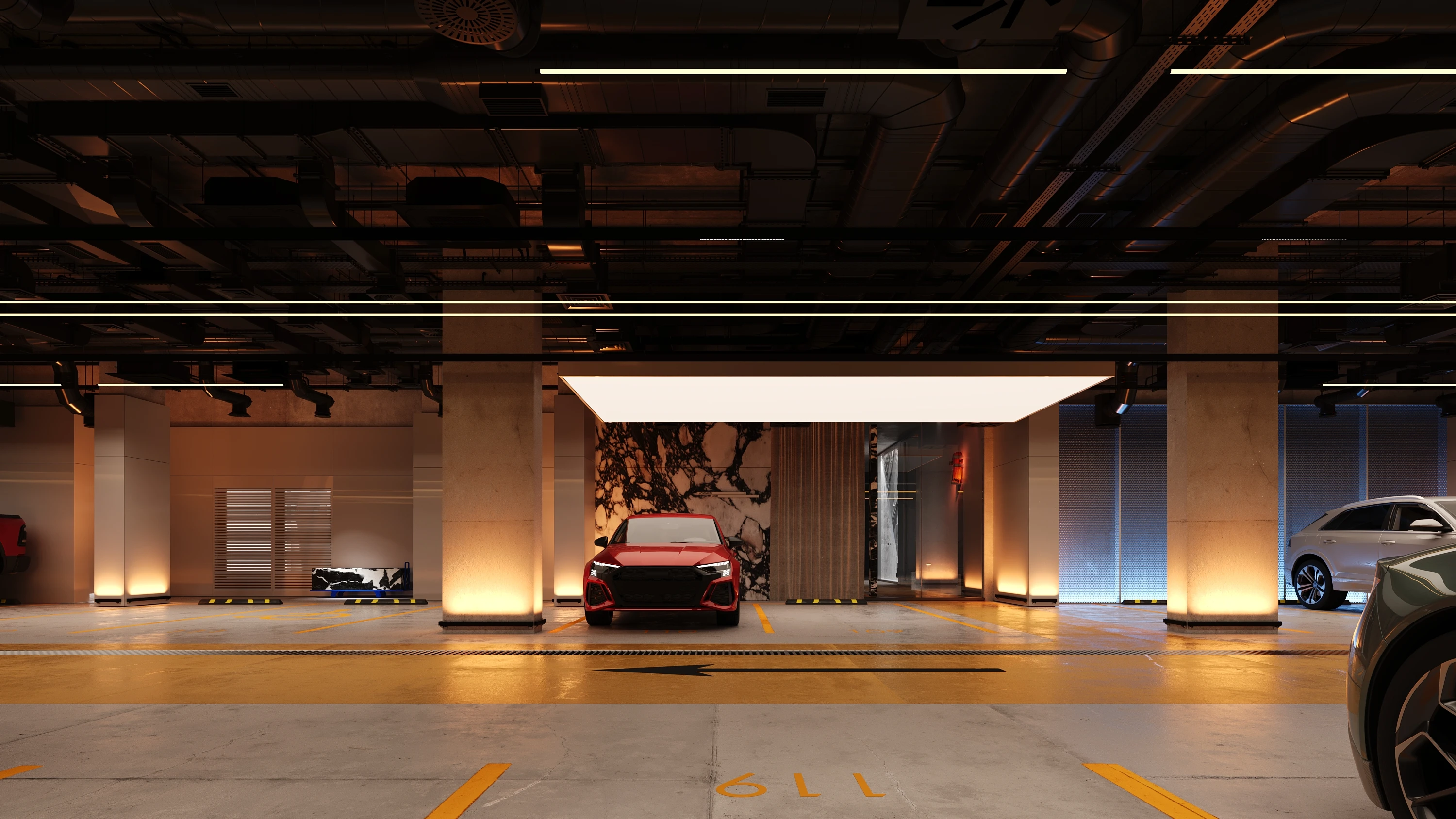 Residence Parking, Dubai