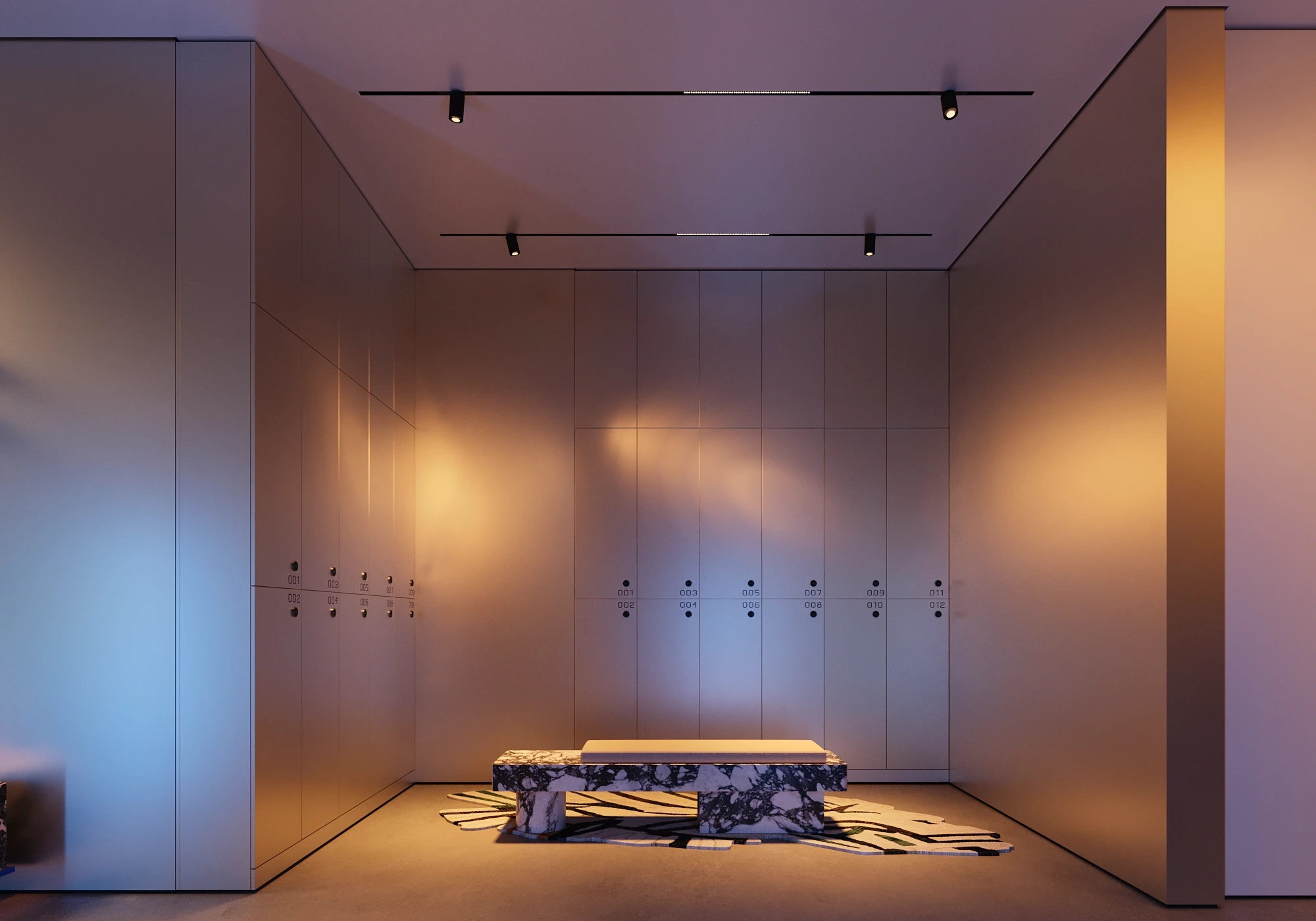 Residents' Locker Room, Dubai — 1